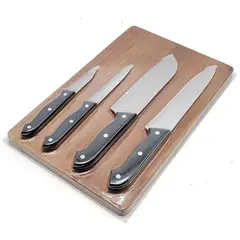 CASA JOVEN - Set Tabla + 4 Cuchillos