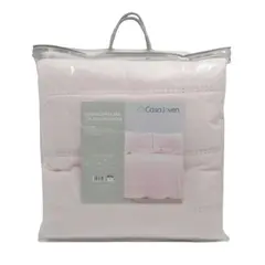 CASA JOVEN - Cubrecama Lara 2 Plazas Palo Rosa