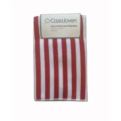 CASA JOVEN - Pack X2 Paño De Microfibra Rojo