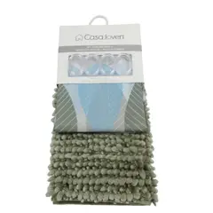 CASA JOVEN - Set Cortina Peva + Gancho Plastico + Peludo Combo1