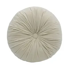 CASA JOVEN - Cojin Velvet Redondo Beige 40 Cm