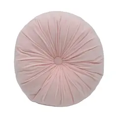 CASA JOVEN - Cojin Velvet Redondo Palo Rosa 40 Cm