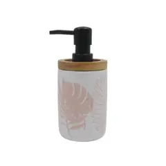 CASA JOVEN - Dispensador Ceramica Hoja Palo Rosa