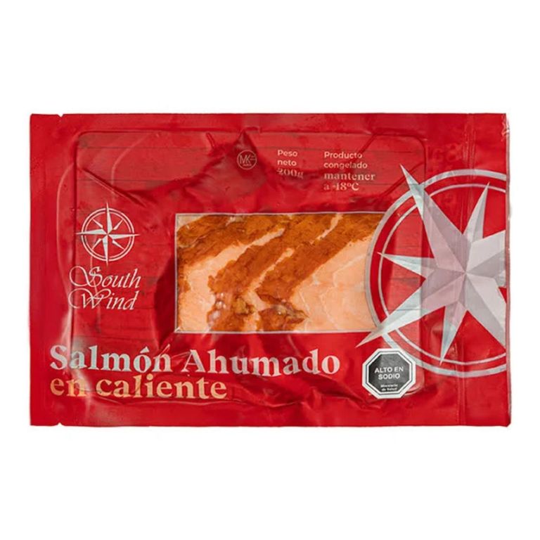 Salmón Ahumado en Caliente Congelado South Wind 200 g - Tottus - $9.190