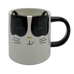 CASA JOVEN - MUG MOODY CATS FELIZ