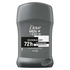 DOVE - Desodorante Antitranspirante en Barra Hombre Invisible Dry 45g