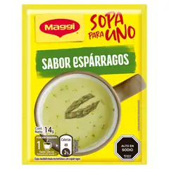 MAGGI - Sopa para Uno Sabor Espárragos 14 g
