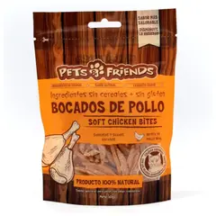 PETS AND FRIENDS - Snakc para Gato Bocados de Pollo Pets & Friends 65 g