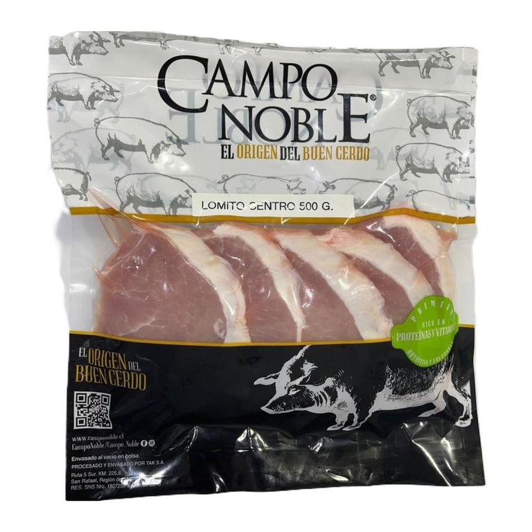 Lomito Centro de Cerdo Medallón Campo Noble 500 g - Tottus - $3.490