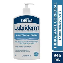 LUBRIDERM - Crema Humectación Diaria Tamaño Familiar 946 ml