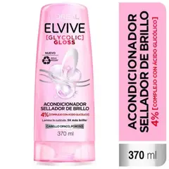 ELVIVE - Acondicionador Sellador de Brillo Glycolic Gloss 370 ml