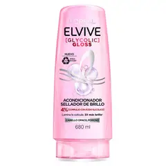 ELVIVE - Acondicionador Sellador de Brillo Glycolic Gloss Elvive 680 ml