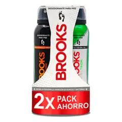 BROOKS - Pack Desodorantes Spray Para Pies 2 x 100 g