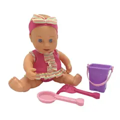 DE LUXE - MUNECA 34CM CON 3 ACC PLAYA Y SONIDO