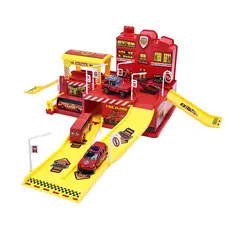 KIDS`N PLAY - ESTACION DE BOMBEROS 5 VEHICULOS