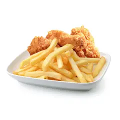 TOTTUS - Alitas de Pollo con Papas Fritas