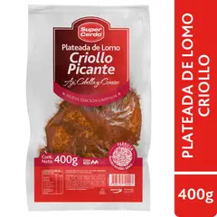 SUPER CERDO - Plateada de Lomo de Cerdo Criollo Picante 400 g