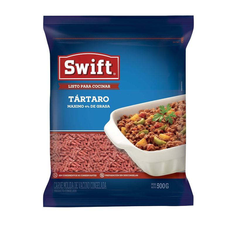 Carne Molida de Vacuno Congelada 4% Grasa Swift 500 g - Tottus - $5.000