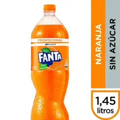 FANTA - Bebida Fanta Sin Azúcar 1.45 lt