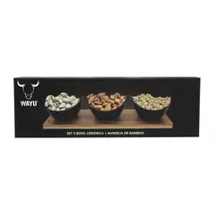 WAYU - Set 3 Bowls Aperitivo Wayu