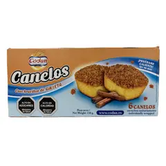 CODAN - Canelos con Trocitos de Galletas Codan 6 Un x 25 g