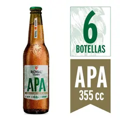 ROYAL GUARD - Sixpack Cerveza Royal Guard Apa American Pale Ale Botella 6° 6 x 355 ml