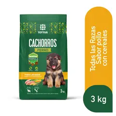 TOTTUS - Alimento Seco Perros Cachorros Pollo y Cereales 3 kg