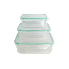 CASA JOVEN - Set 3 Piezas Contenedor 250 ML+500 ML+1 Litro Acua
