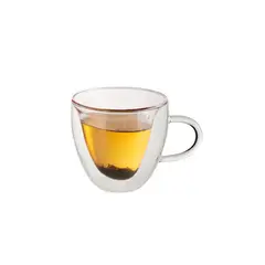 CASA JOVEN - Mug 280 ML Corazon Vidrio Doble Pared