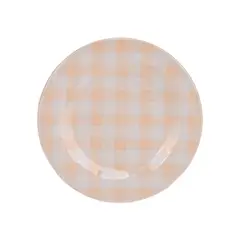 CASA JOVEN - Plato Melamina 27 cm Checkers