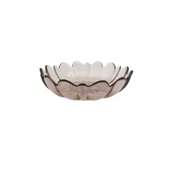 CASA JOVEN - Plato Flor Vidrio Lila
