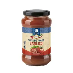 TOTTUS - Salsa de Tomate Basilico con Cebolla y Albahaca Tottus 400 g