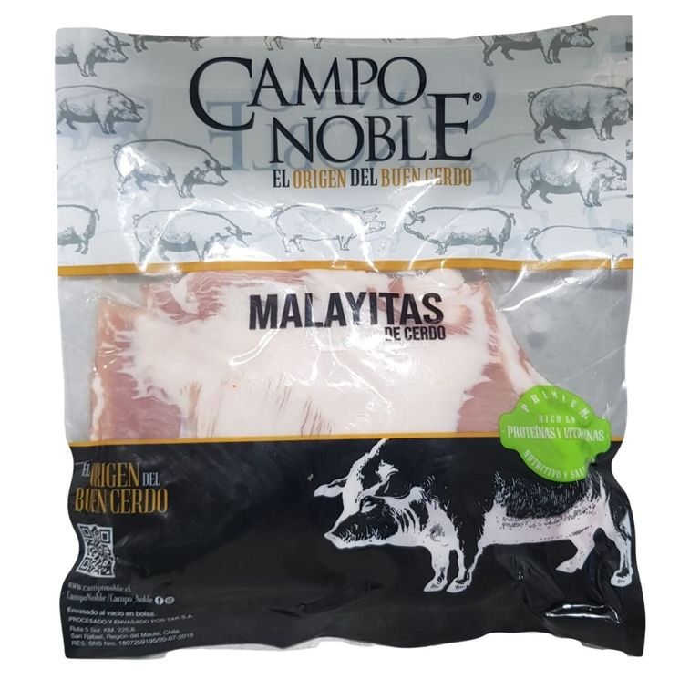 Malayita de Cerdo Campo Noble 450 g - Tottus - $6.390
