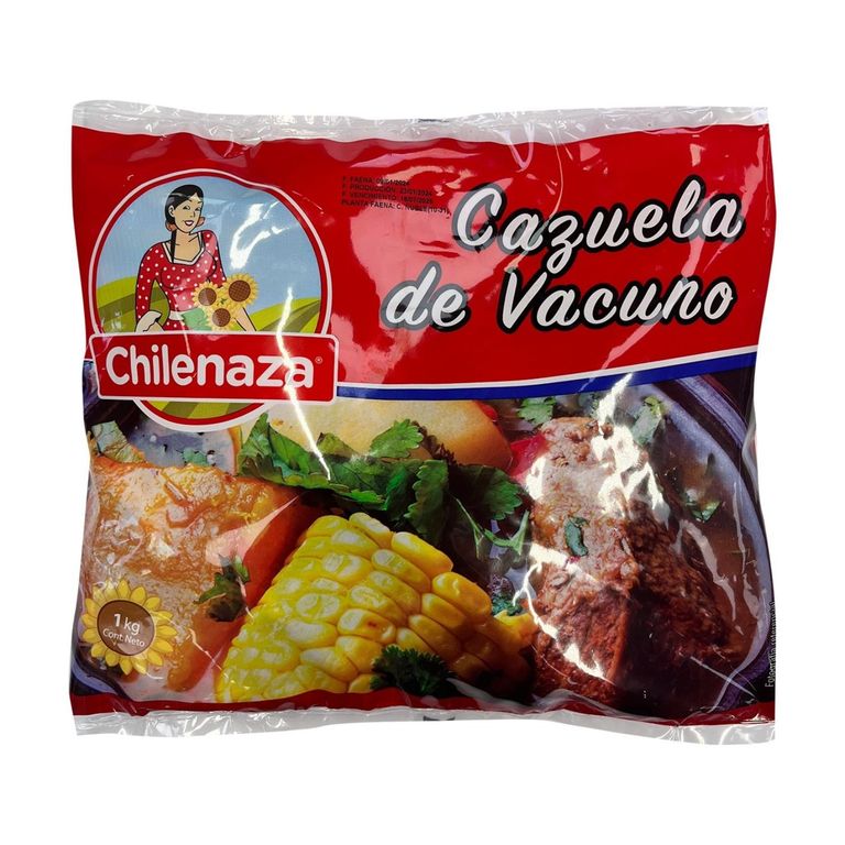 Cazuela de Vacuno Trozada Chilenaza 1 Kg - Tottus - $3.890