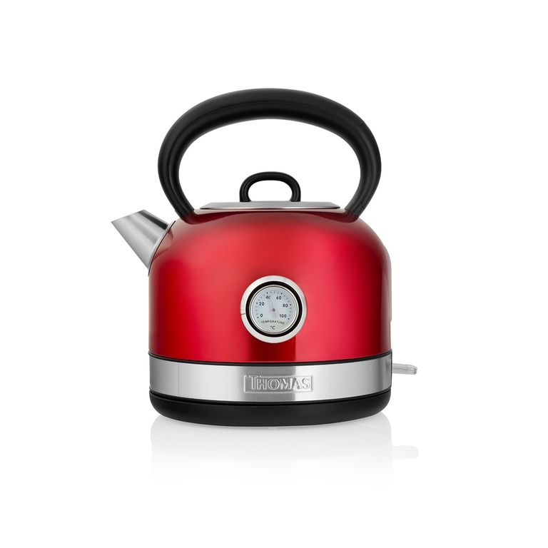 Hervidor 1,7 Litros Th-6505Rt Acero Inox/Rojo THOMAS