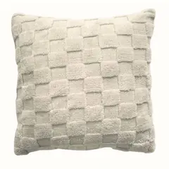 CASA JOVEN - Cojin Deco Sherpa Taupe 45X45Cm
