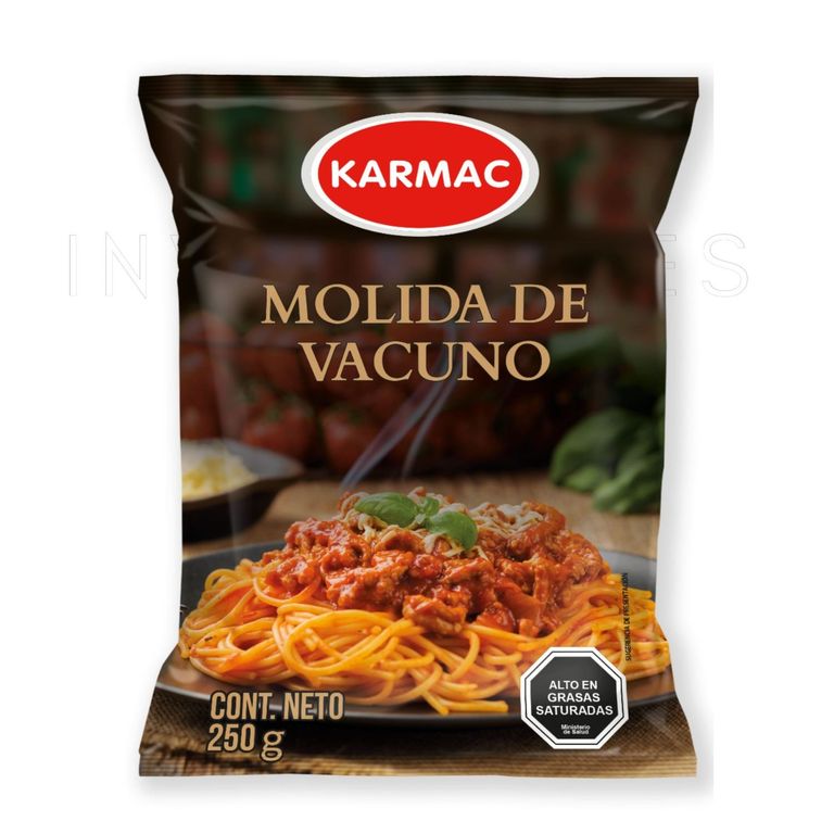 Carne Molida de Vacuno Congelada Karmac 250 g - Tottus - $1.690