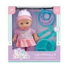 LITTLE DOLPHIE  - Mi Primera Muñequita C/Plato De Comer