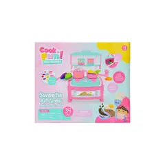 COOK & FUN - Set Juego Cocina 39 Piezas Sonido