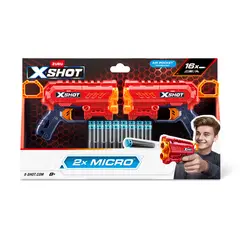X-SHOT - Lanzador Balas Espuma Micro 2Un.