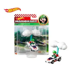 HOT WHEELS - Mario Kart Vehículo de Juguete Personajes Con Glider Sorpresa (Surtido)