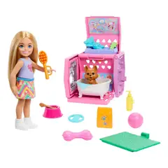 BARBIE - Set de Juego Chelsea Fiesta de Perritos