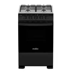 MABE - Cocina 4 Quem Horno 63Lt Cmc5100Na1 Negro Mabe