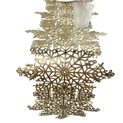 CASA JOVEN - CAMINO DE MESA PVC 33X1.50CM DORADO
