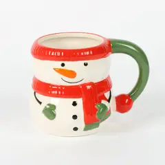 CASA JOVEN - MUG CERAMICA MUNECO DE NIEVE 615 ML