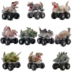JURASSIC WORLD - Dinosaurio Vehiculo Pullback Jurassic World (Surtido)