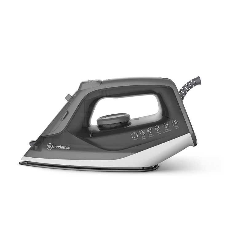 Plancha A Vapor Mir20 Gris Mademsa