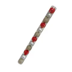 CASA JOVEN - SET 12 ESF PLAT MAT GLITTER CHAMP RJ TEXT 6CM