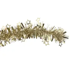 CASA JOVEN - GUIRNALDA TINSEL ESTRELLA  CHAMPANA 2 MS