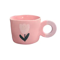 CASA JOVEN - Mug Flor Rosa 285 Ml Hello Spring